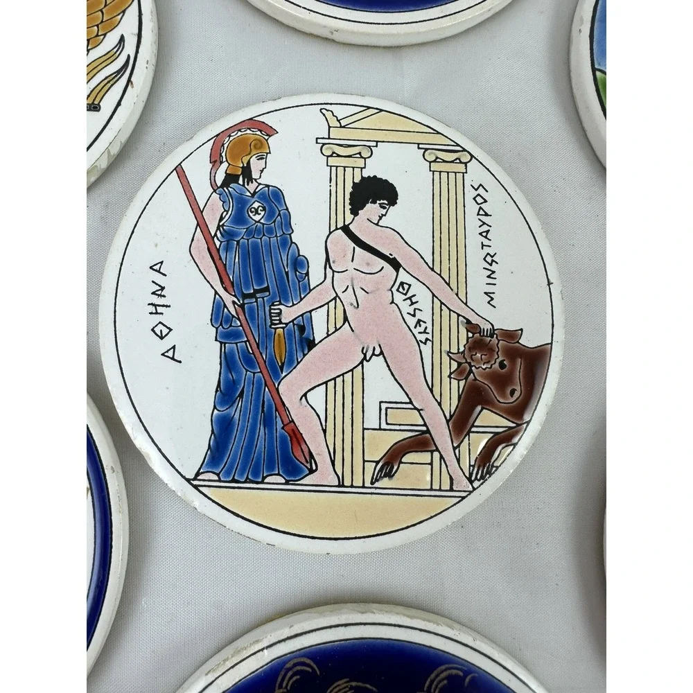 Pandora Greek Coasters 3.5